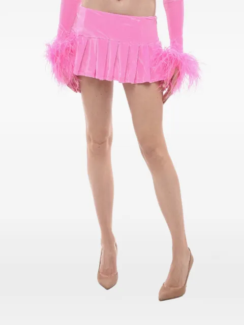 Adriana Hot Couture flared-hem mini skirt Pink HOTJUICY20MINISKIRTBABYPINK