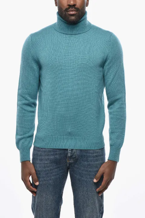 Malo turtleneck sweater Blue UMC173F1B02E3361