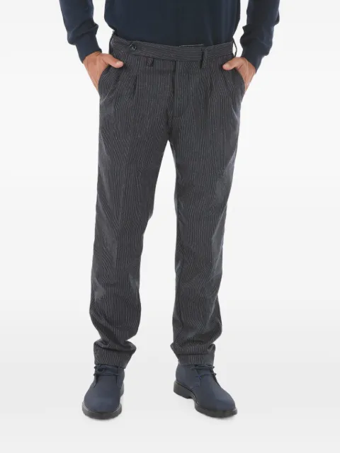 Cruna pinstriped trousers Grey SROPPONGI2PL485NAVY
