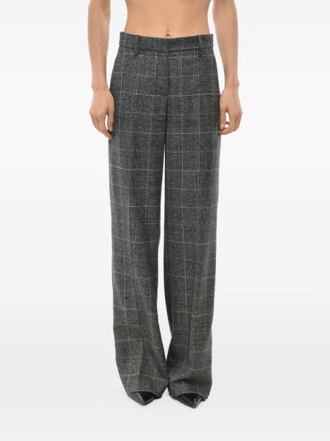 True Royal belt-loop checked trousers Grey T779E07004