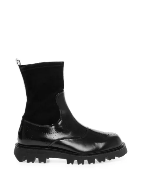 Fratelli Rossetti Sidney semi-brogue ankle boots Black 7643254601