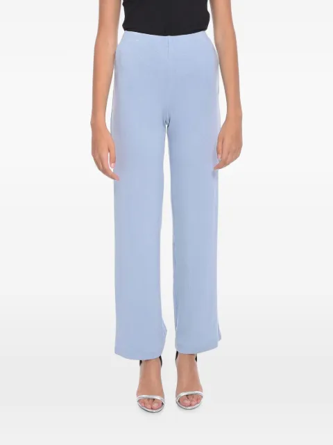 Lama Jouni ribbed palazzo pants Blue HWPAZZURRO