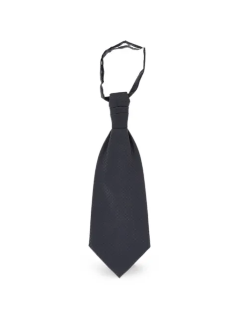 Corneliani patterned wool-blend ascot tie Blue 79HU697167100021