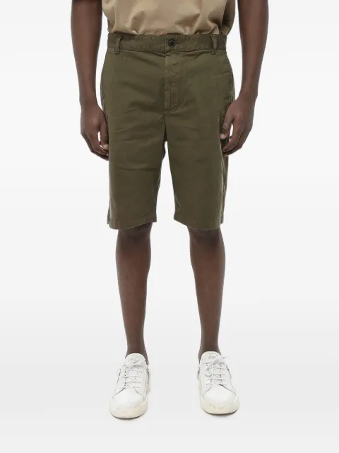 Diesel logo-plaque cotton chino shorts Green A13975WAPIR51F