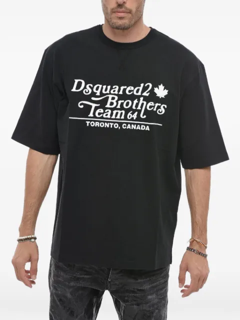 DSQUARED2 logo-print T-shirt Black S74GD1178S24583