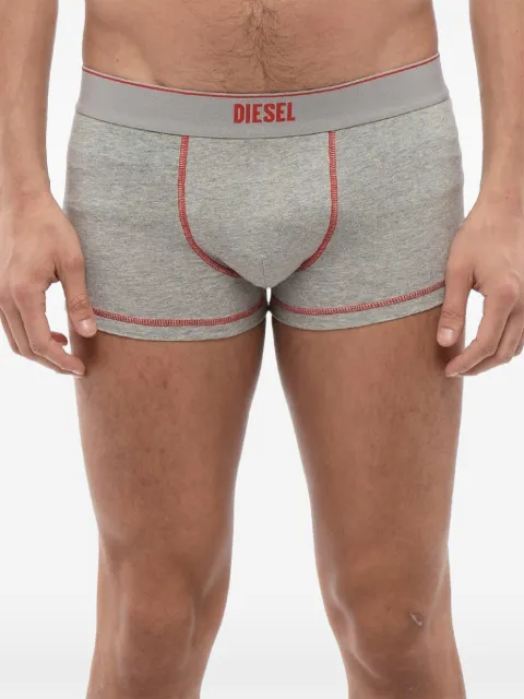 Diesel logo-print visible-seam boxers Grey A107420BLAX9CB