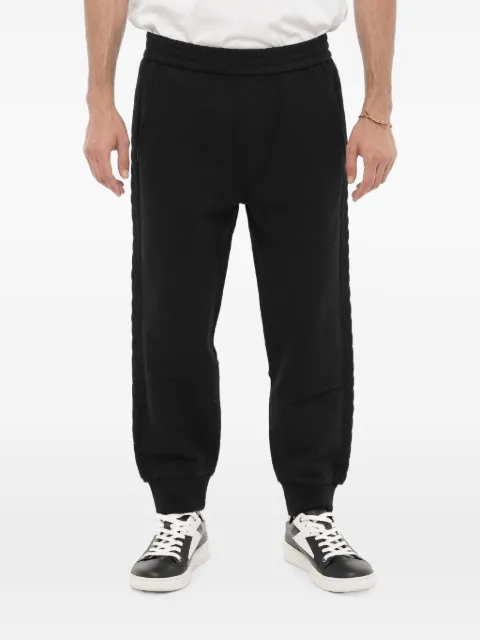 Neil Barrett side-stripe track pants Black NBV7JP076CV519C001