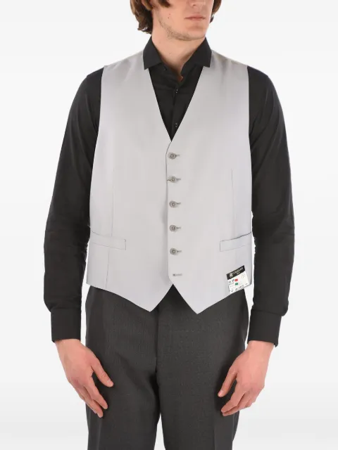 Corneliani Mantua single-breasted waistcoat Grey 78C8326818054026