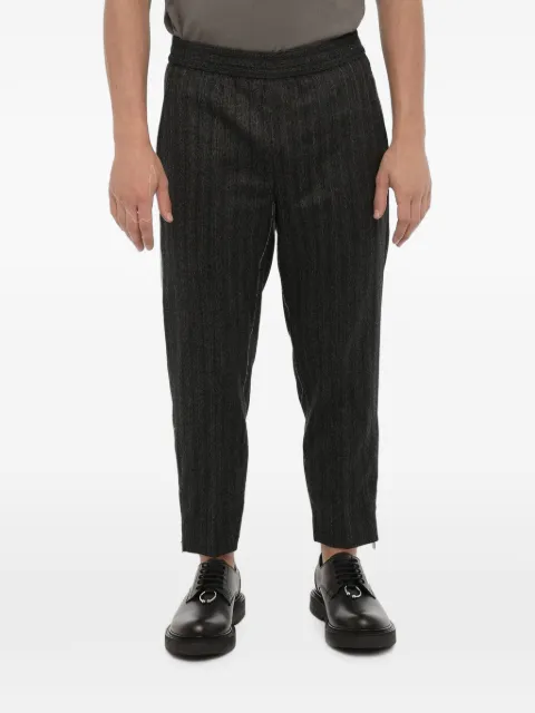 Neil Barrett elasticated-waist zipped-cuff trousers Grey NBV3PA114HV002011