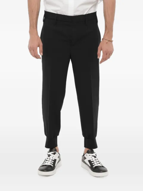 Neil Barrett pressed-crease trousers Black NBV3PA78HSV000001
