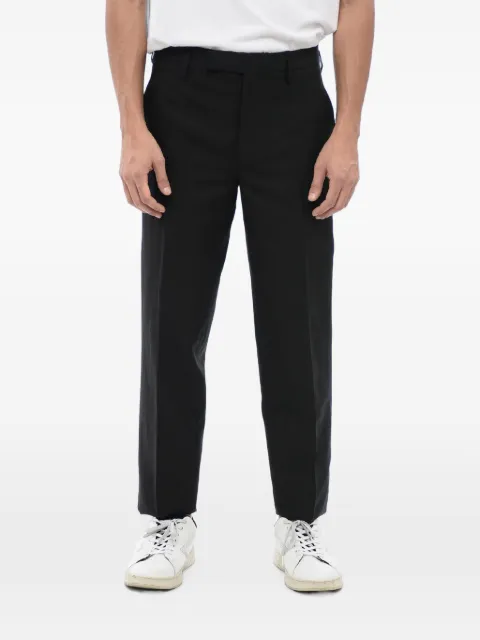 Neil Barrett slim-fit belt-loop tailored trousers Black MY30126AY011001N