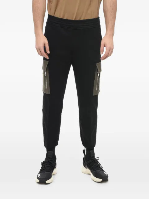 Neil Barrett cargo-pocket track pants Black BJP007HR502C1047