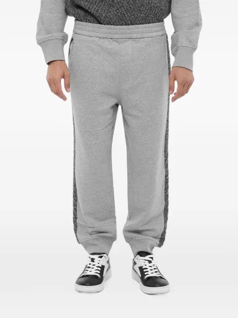 Neil Barrett loose-fit side-stripe track pants Grey NBV7JP076CV519C053