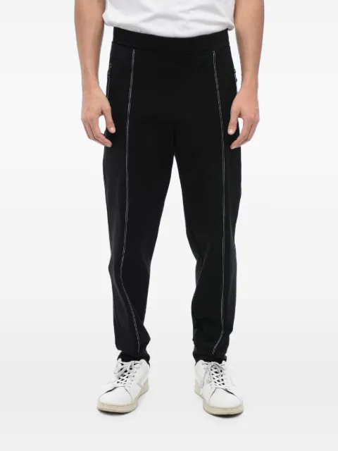 Neil Barrett tapered-fit tape-detail track pants Black MY71095AY541002N
