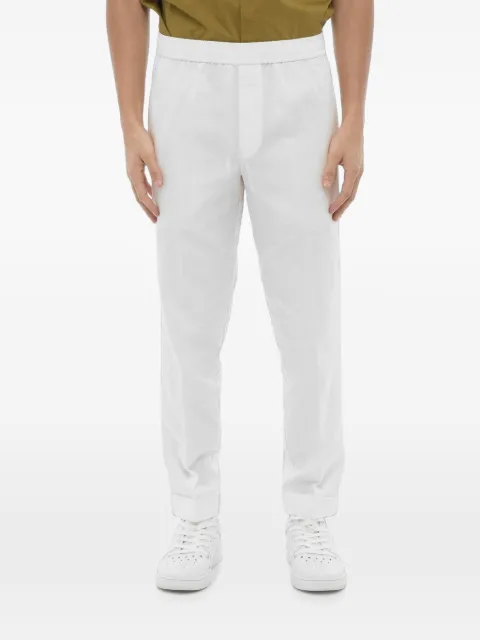 Neil Barrett elastic-waist slim-fit trousers White MY30635AY011106N