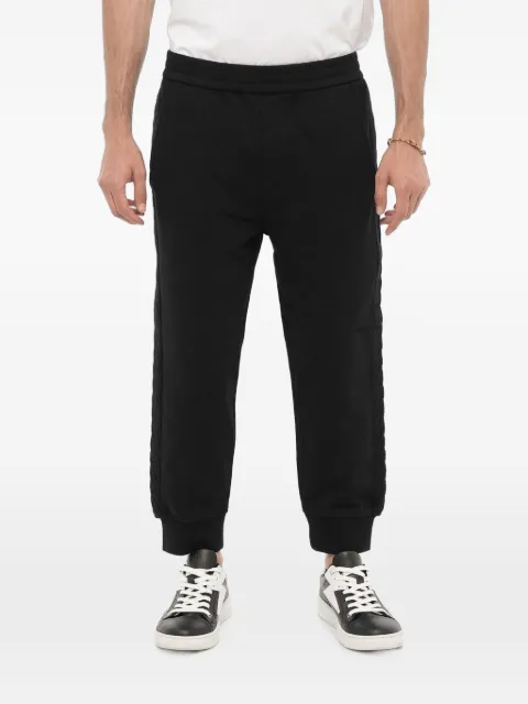 Neil Barrett side-stripe track pants Black NBV7JP076HV519C001