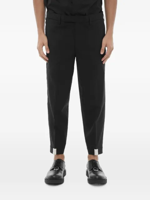 Neil Barrett slim-fit flat-front trousers Black MY30157LY000001N