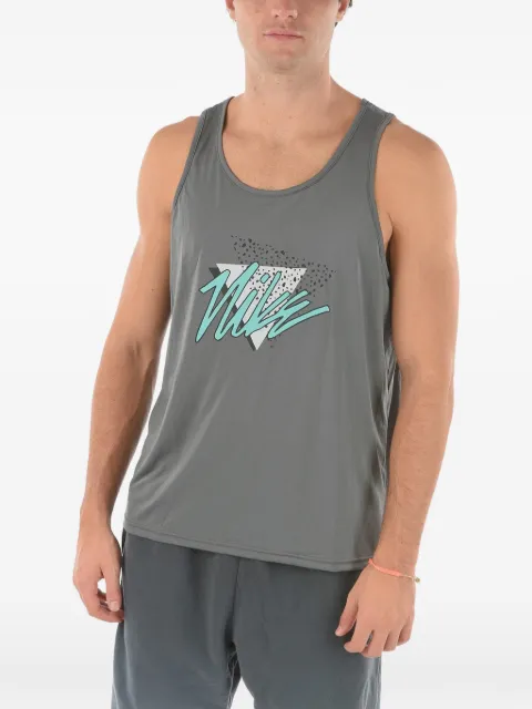 Nike logo-print sleeveless tank top Grey NESSC651018