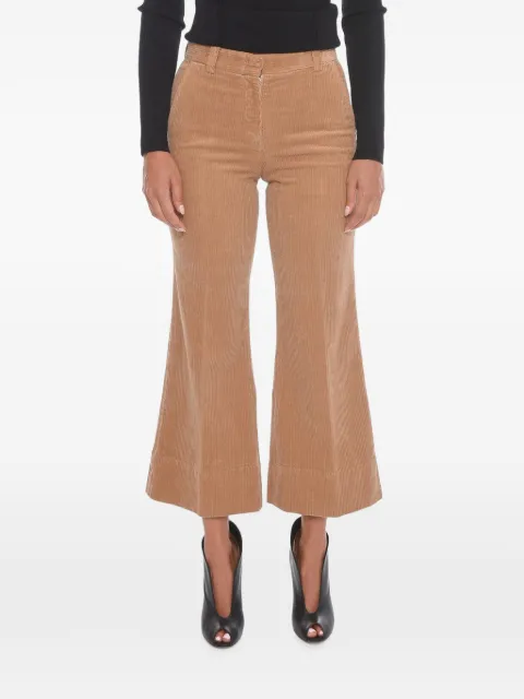 QL2 cropped trousers Brown MELODYB45318