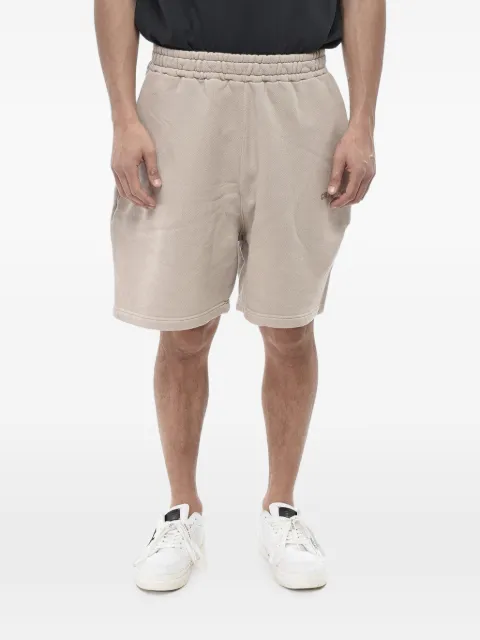 CULTURA embroidered-logo shorts Neutrals A043SAND