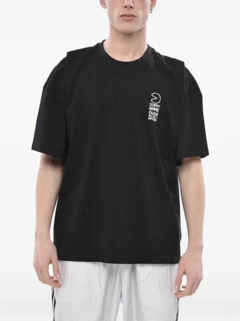 W/STUDIO x Pac-Man x Antonia printed cotton T-shirt Black HEAVYTSHIRTPRINTWHITEBASEBLACK