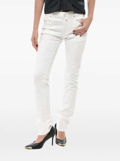 Jacob Cohën patch-detail straight-leg jeans White JUMQE006036A00