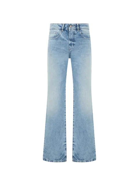 ICON DENIM Iris faded-effect wide-leg jeans Blue ID8796