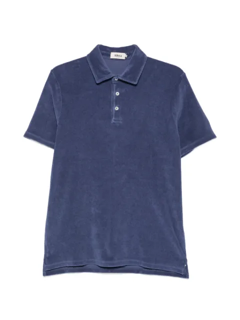 Altea Smith terry-cloth polo shirt Blue 2655150