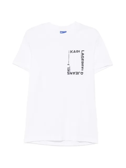 Karl Lagerfeld Jeans logo-print T-shirt White B2M17046