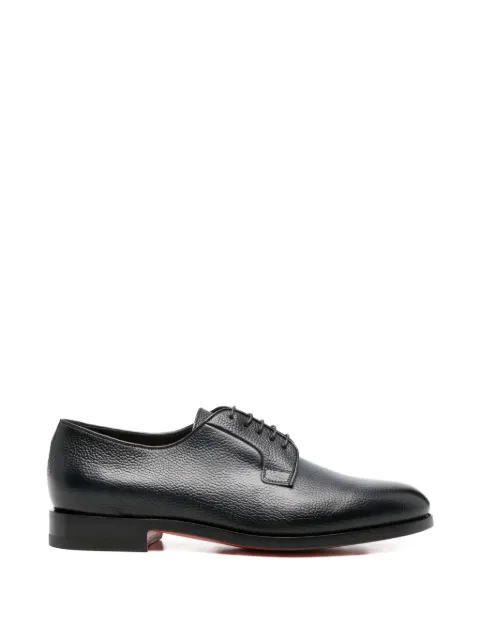 Santoni leather Derby shoes Blue MCCO19046PD7SPGLU59