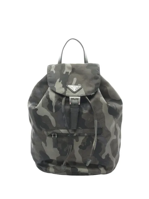 Prada Pre-Owned 2013-2026 Tessuto backpack Green U8FU86VIIWP27RA3