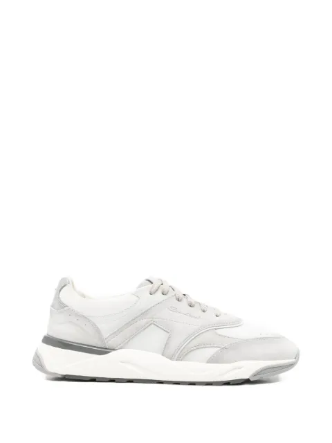 Santoni panelled leather sneakers Grey MBIM22112BGRGSBBG40