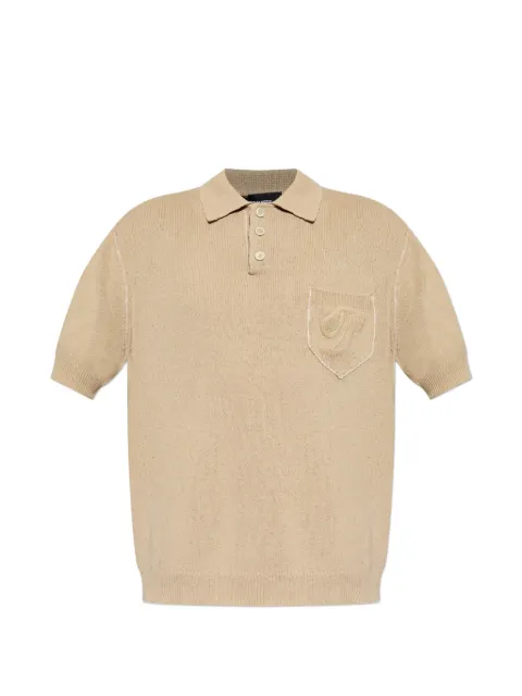 DSQUARED2 logo-embroidered polo shirt Neutrals S71HA1413D13214