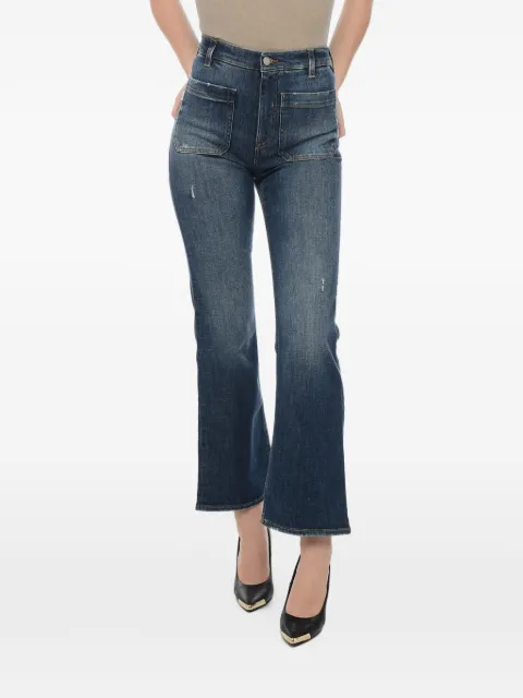 TWO WOMEN TWO MEN Gerbera patch-pocket jeans Blue 12082A40202378009