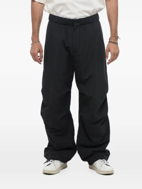 Studio Nicholson padded elasticated-waist trousers Blue NIXESNM1072