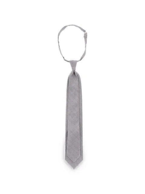 Corneliani geometric-print adjustable-collar tie Grey 85HUG70120482001