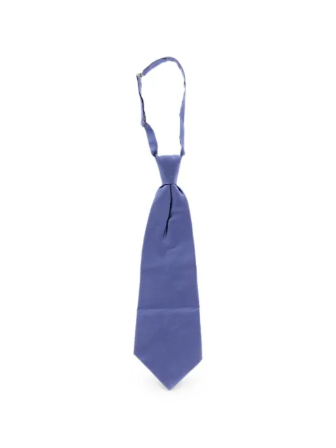 Corneliani Ascot adjustable silk tie Blue 83HUG59120492007