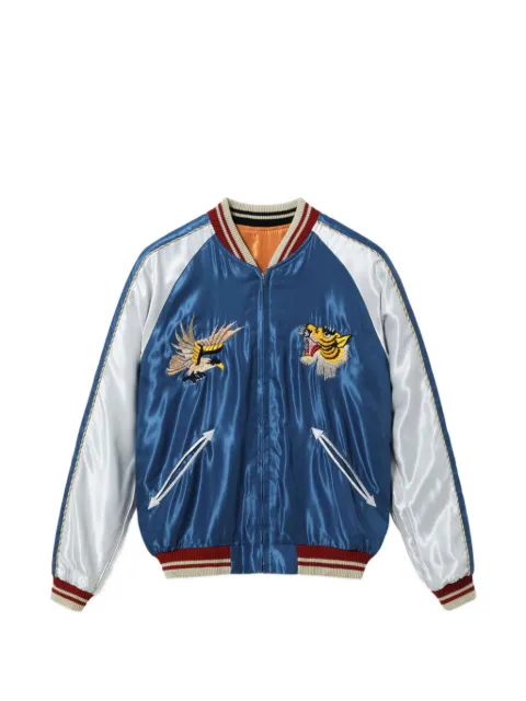 Tailor Toyo Souvenir Tiger Head jacket Blue TT15877