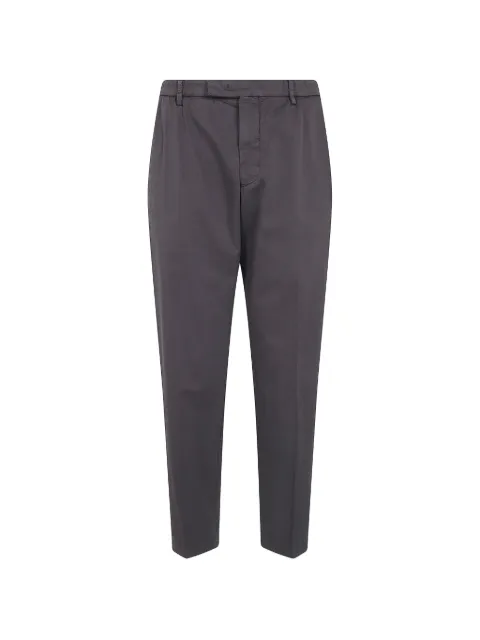 michael coal straight-leg cotton trousers Brown SROMS2563