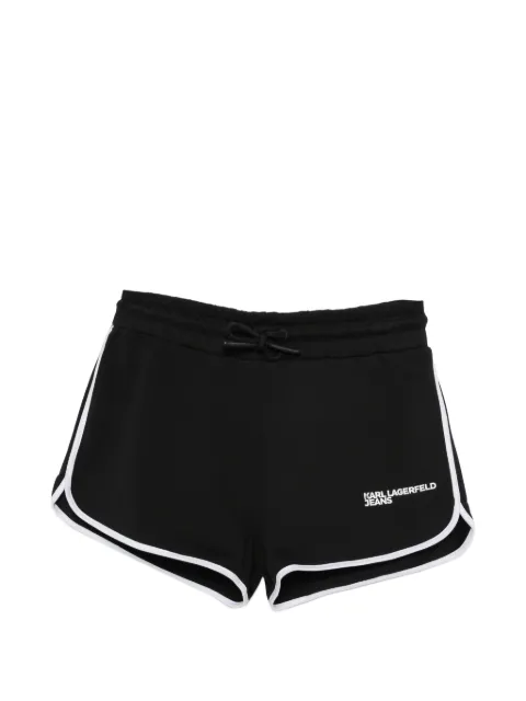 Karl Lagerfeld Jeans logo-print shorts Black B2W10125