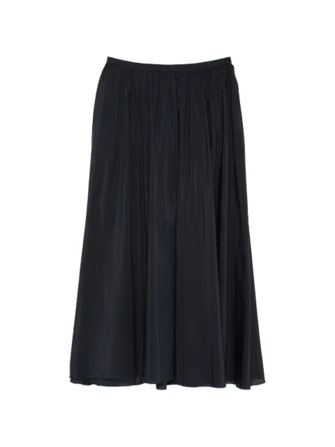 SUSANNE BOMMER gathered flared maxi skirt Black 23481944