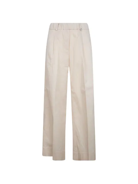 Myths elasticated wide-leg trousers Neutrals 26D4960804