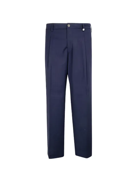 Myths pressed-crease wool trousers Blue 26M23L101037