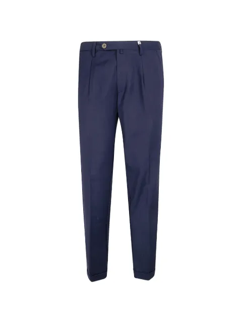 Myths pleated wool trousers Blue 26M19L101037