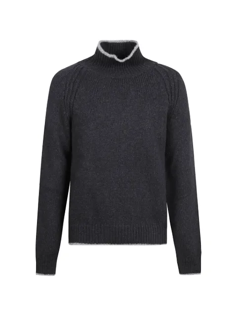 Moncler ribbed-knit turtleneck sweater Grey 9F00003MM7751999