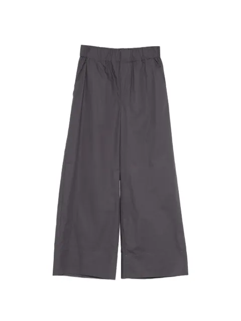 SUSANNE BOMMER wide-leg elasticated-waist trousers Grey 23301966