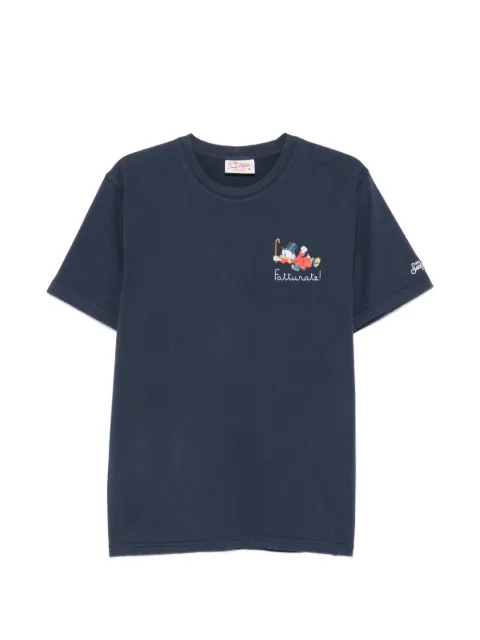 MC2 Saint Barth x Disney Portofino grapgic-print T-shirt Blue POT0001