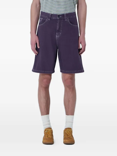 Carhartt WIP five-pocket denim shorts Purple I0365043J14J03