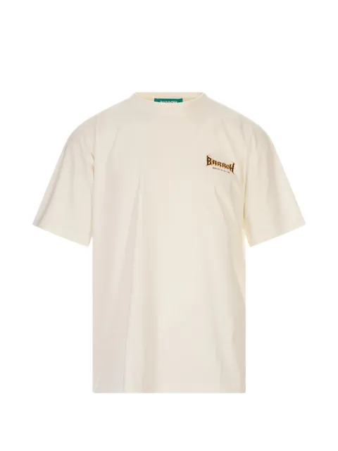 BARROW skull-print jersey T-shirt Neutrals S6BWUATH136
