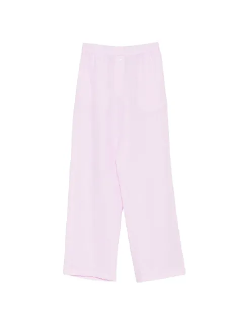 Riviera elasticated-waistband pants Pink PA01